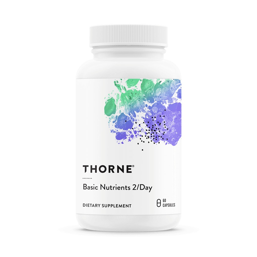 Thorne Basic Nutrients 2/Day, A daily multi-vitamin/mineral supplement