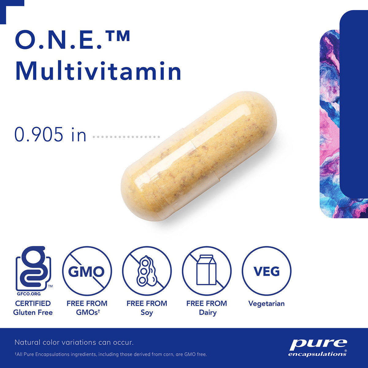O.N.E.™ Multivitamin - Antioxidant Complex Metafolin, CoQ10, and Lutein to Support Vision, Cognitive and Cellular Health