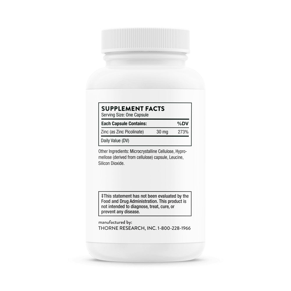 Zinc Picolinate 30 mg - 60 Capsules