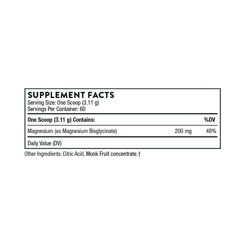 Magnesium Bisglycinate Powder - 6.5 oz (187 Grams)
