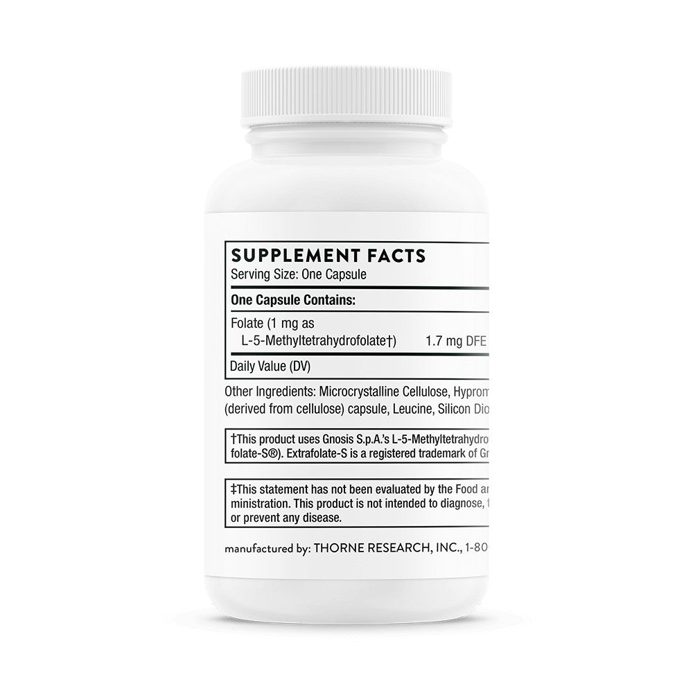 5-MTHF 1 mg, Active folate - 60 Capsules
