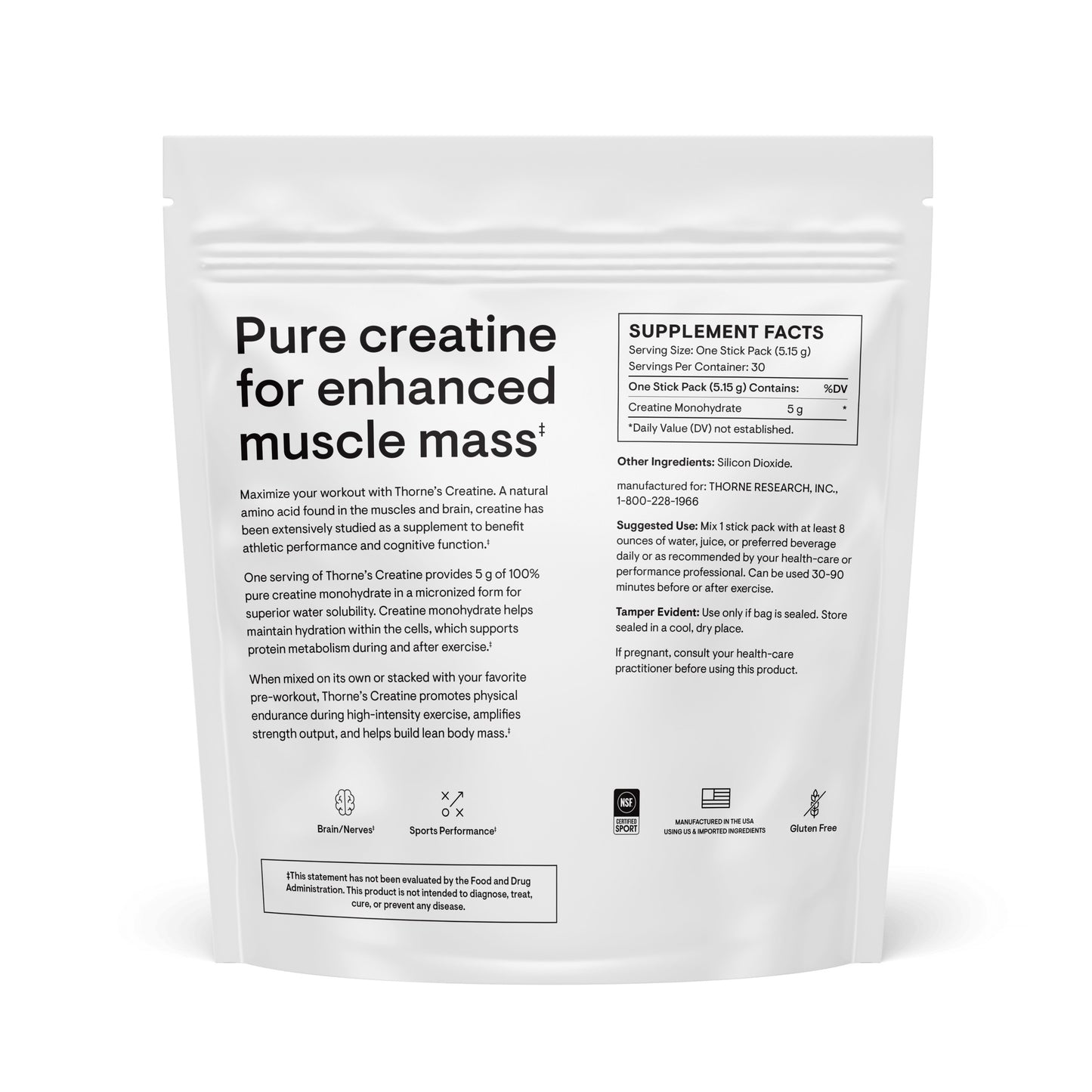 Creatine Travel Packs - Micronized Creatine Monohydrate Powder - 30 Servings