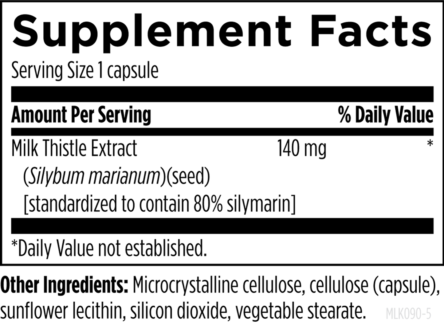 Milk Thistle-90 capsules
