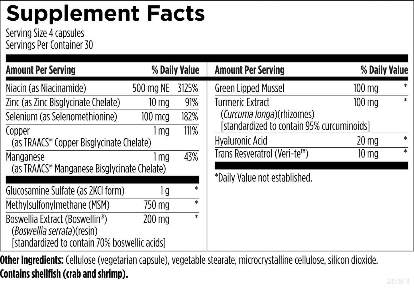 ArthroSoothe™ - 120 capsules
