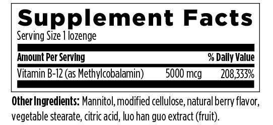 Vitamin B12-60 lozenges