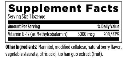 Vitamin B12-60 lozenges