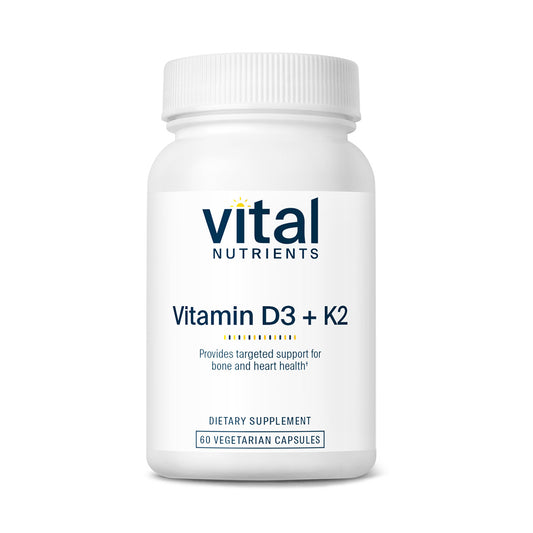 Vitamin D3 + K2 - 60 Vegetarian Capsules