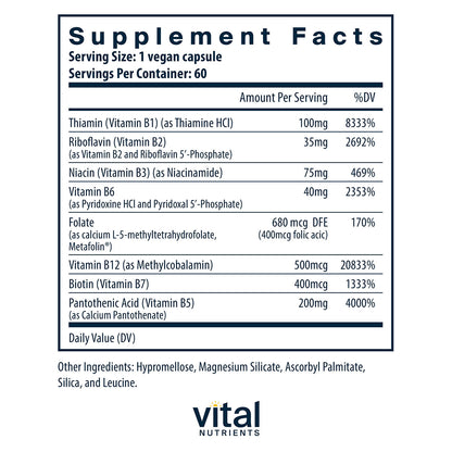 B-Complex - 60 Vegan Capsules