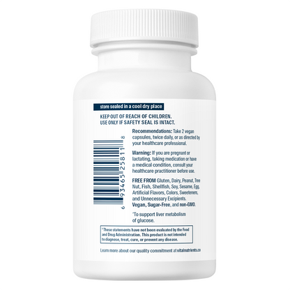 Blood Sugar Support - 60 Vegetarian Capsules