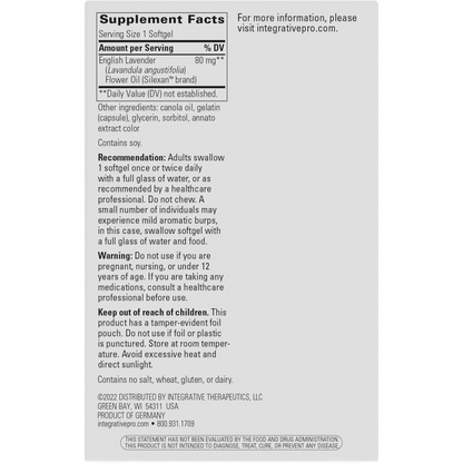 Lavela WS 1265 Lavender Oil - 60 Softgels