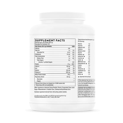 Whey Protein Isolate - Chocolate