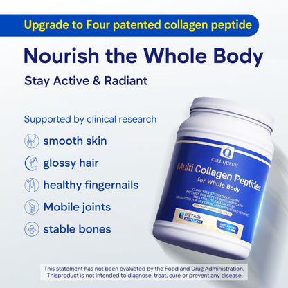 Multi Collagen Peptides Powder for Whole Body - 502.5g