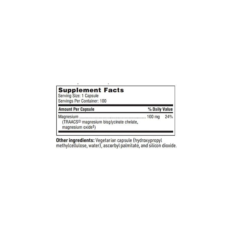Magnesium Glycinate Complex 100 Capsules