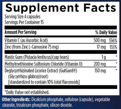 Gastro Supreme - Gastrointestinal + Mucosal Health Support, 60 capsules