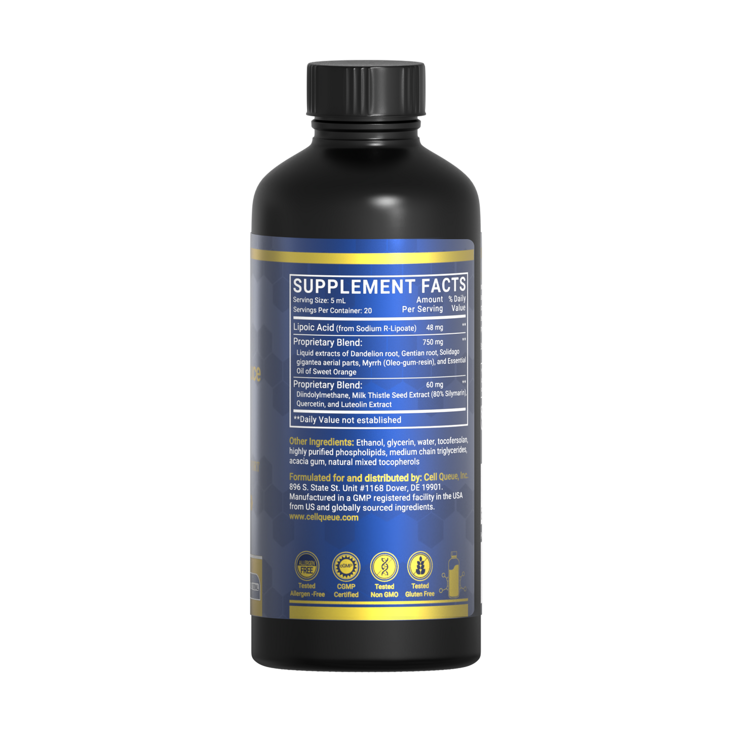 Lipo Liver Sauce, Liposomal Liver Detox & Cleanse Supplement - 100ml/3.38 oz)