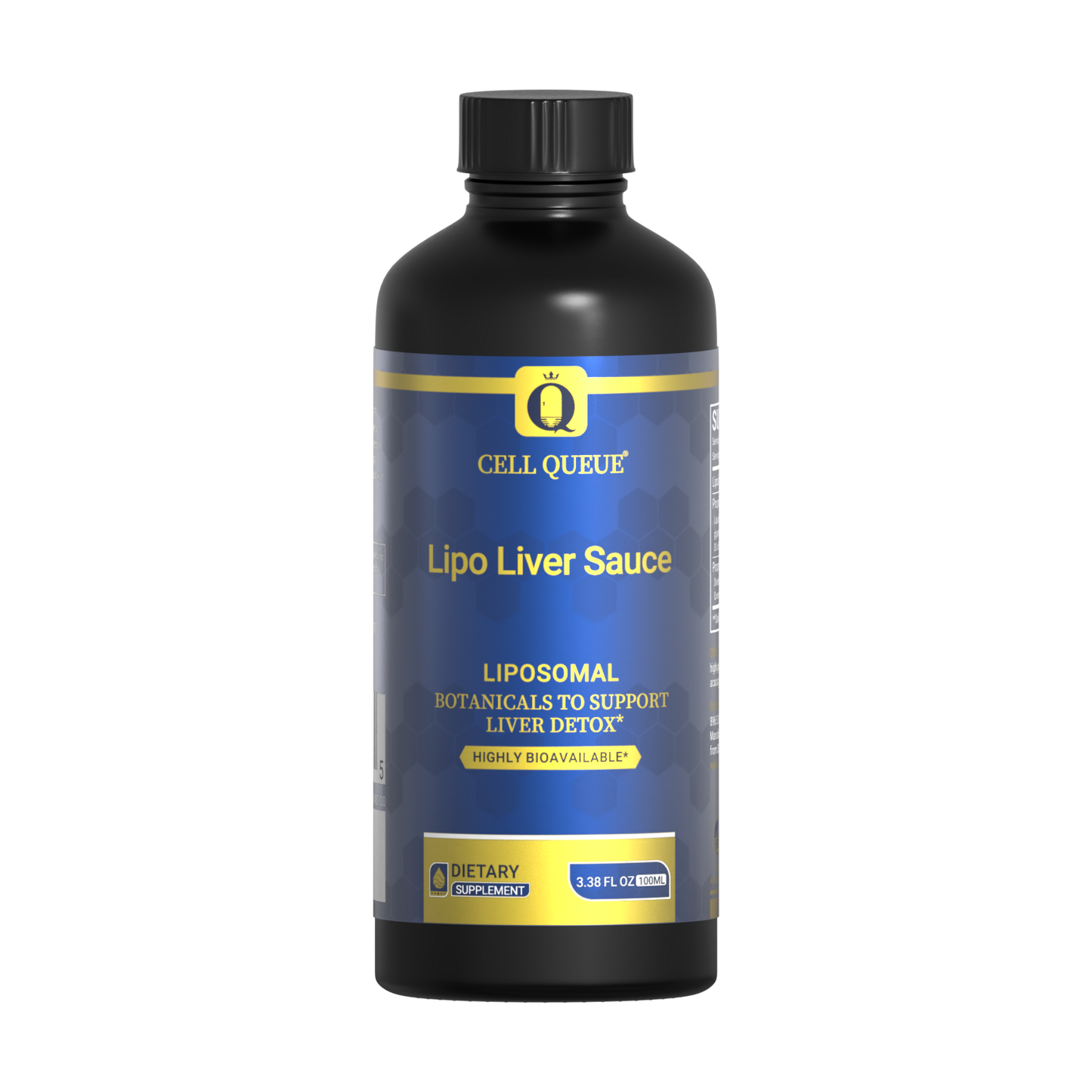 Lipo Liver Sauce, Liposomal Liver Detox & Cleanse Supplement - 100ml/3.38 oz)