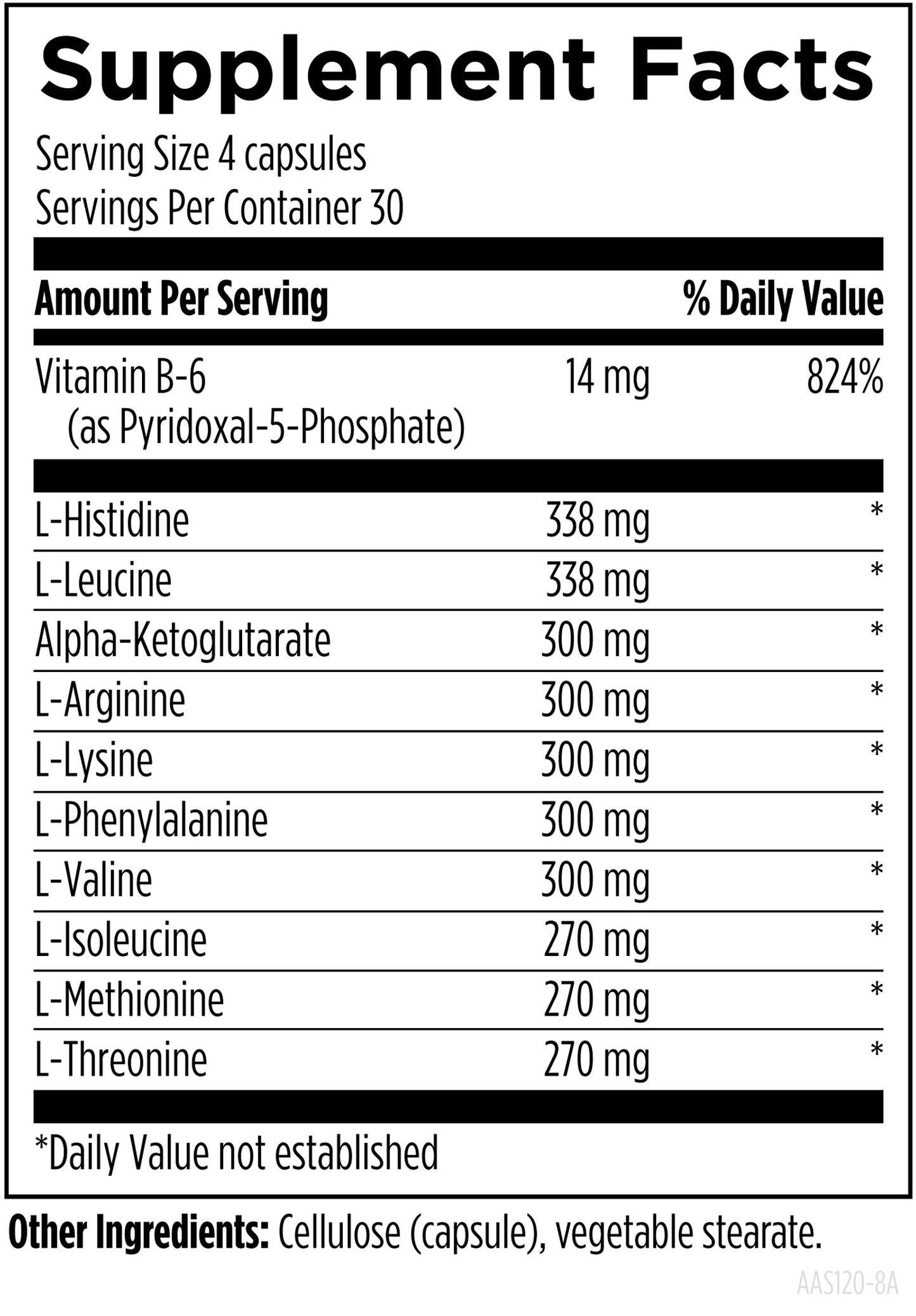 Amino Acid Synergy - 120 capsules