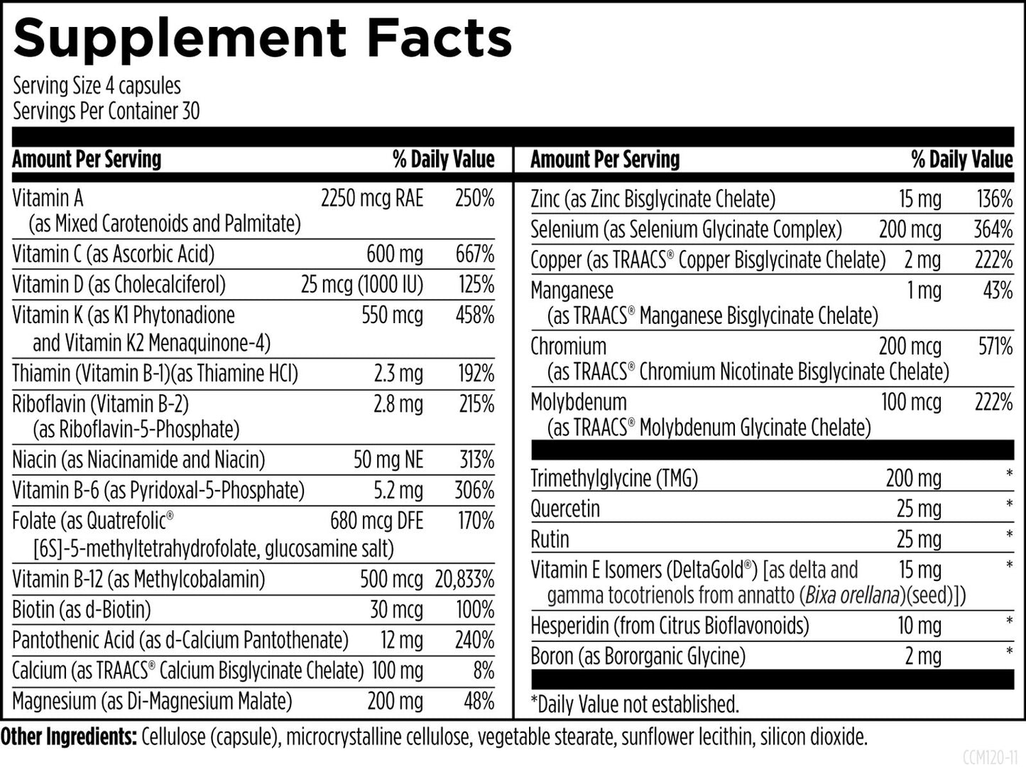 DFH Complete Multi™ with Copper - 120 capsules