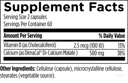 Calcium Malate - 120 capsules