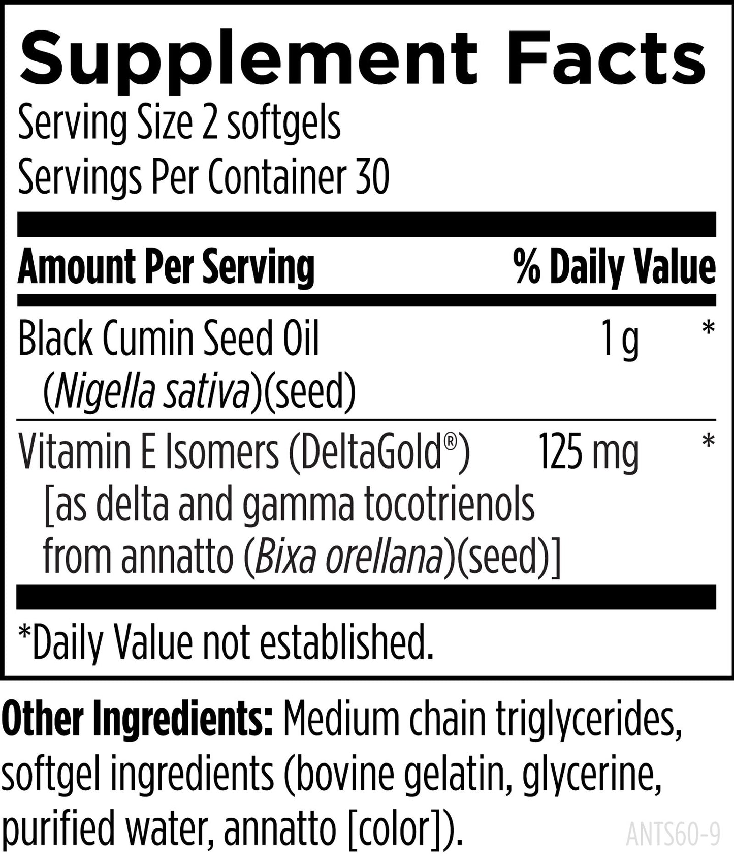 Annatto-E® Synergy - 60 softgels