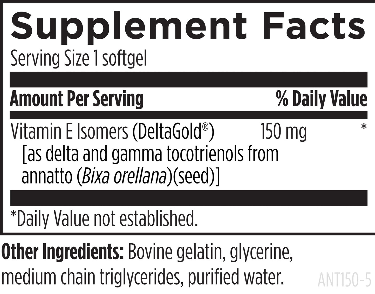 Annatto-E® 150 - 30 softgels