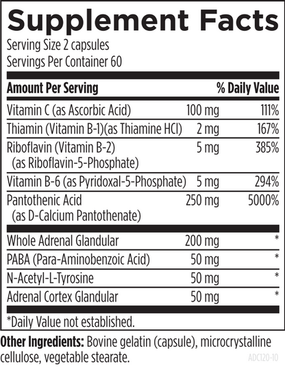 Adrenal Complex - 120 capsules