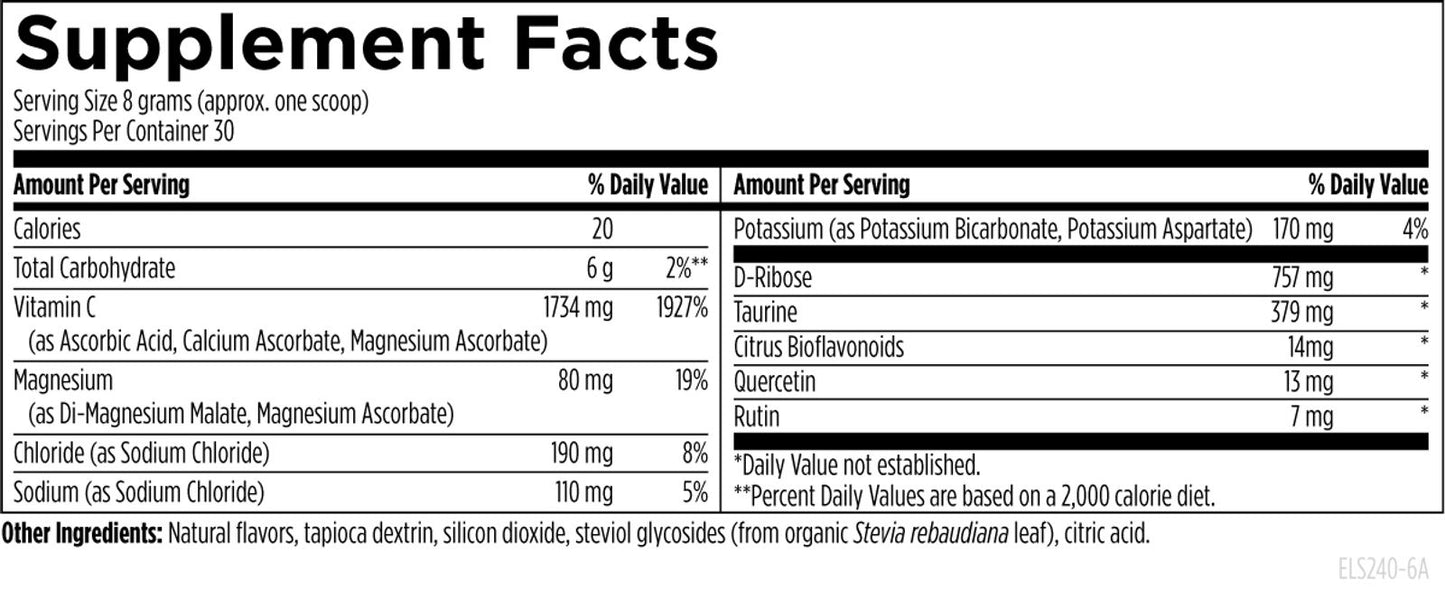 Electrolyte Synergy™-240 g (8.5 oz) powder Lemon-Orange