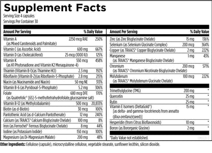 DFH Complete Multi™ with Copper + Iron - 120 capsules