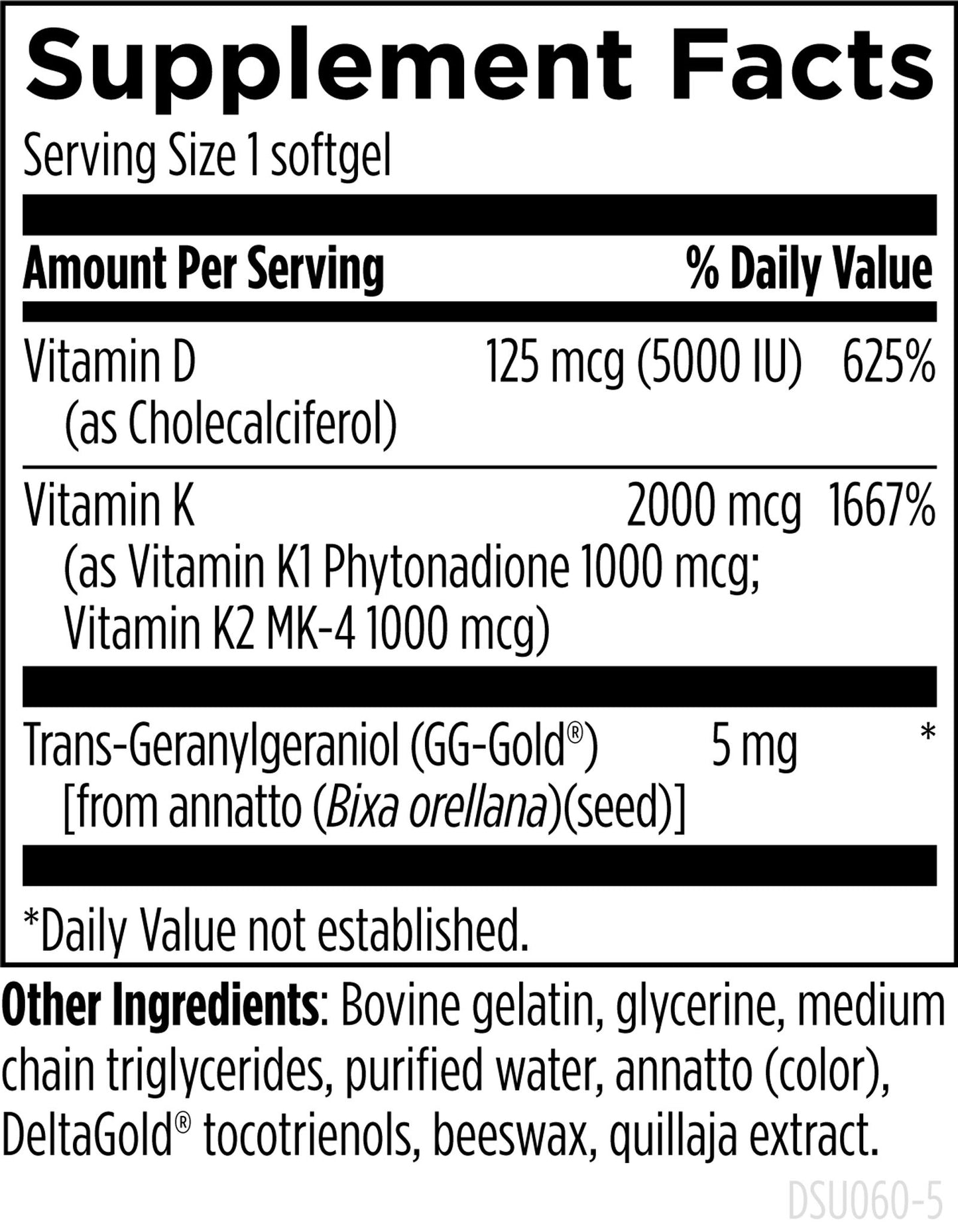 Vitamin D Evail™ Supreme-60 softgels
