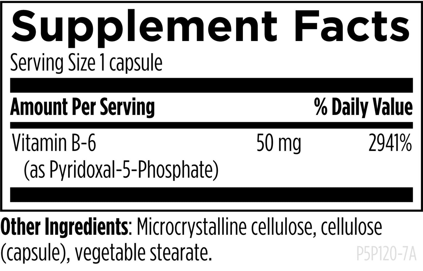P-5-P - 120 capsules
