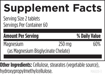 Magnesium Chelate - 120 tablets