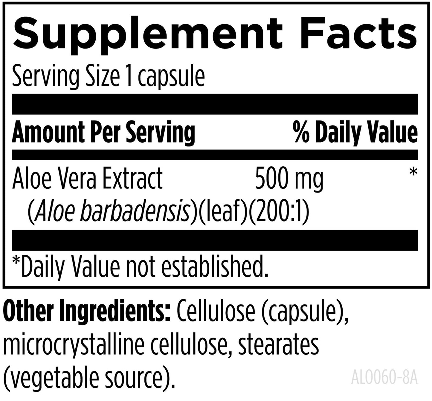 Aloe/200x™ - 60 capsules