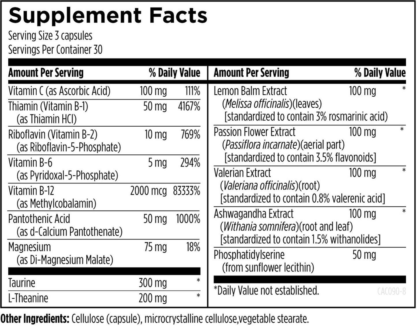 CatecholaCalm™-90 capsules