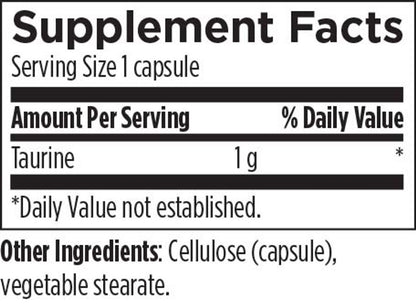 Taurine - 120 capsules