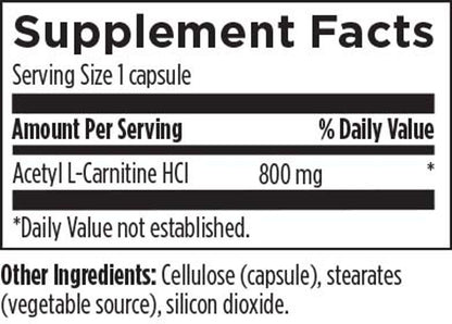 Acetyl L-Carnitine - 90 capsules
