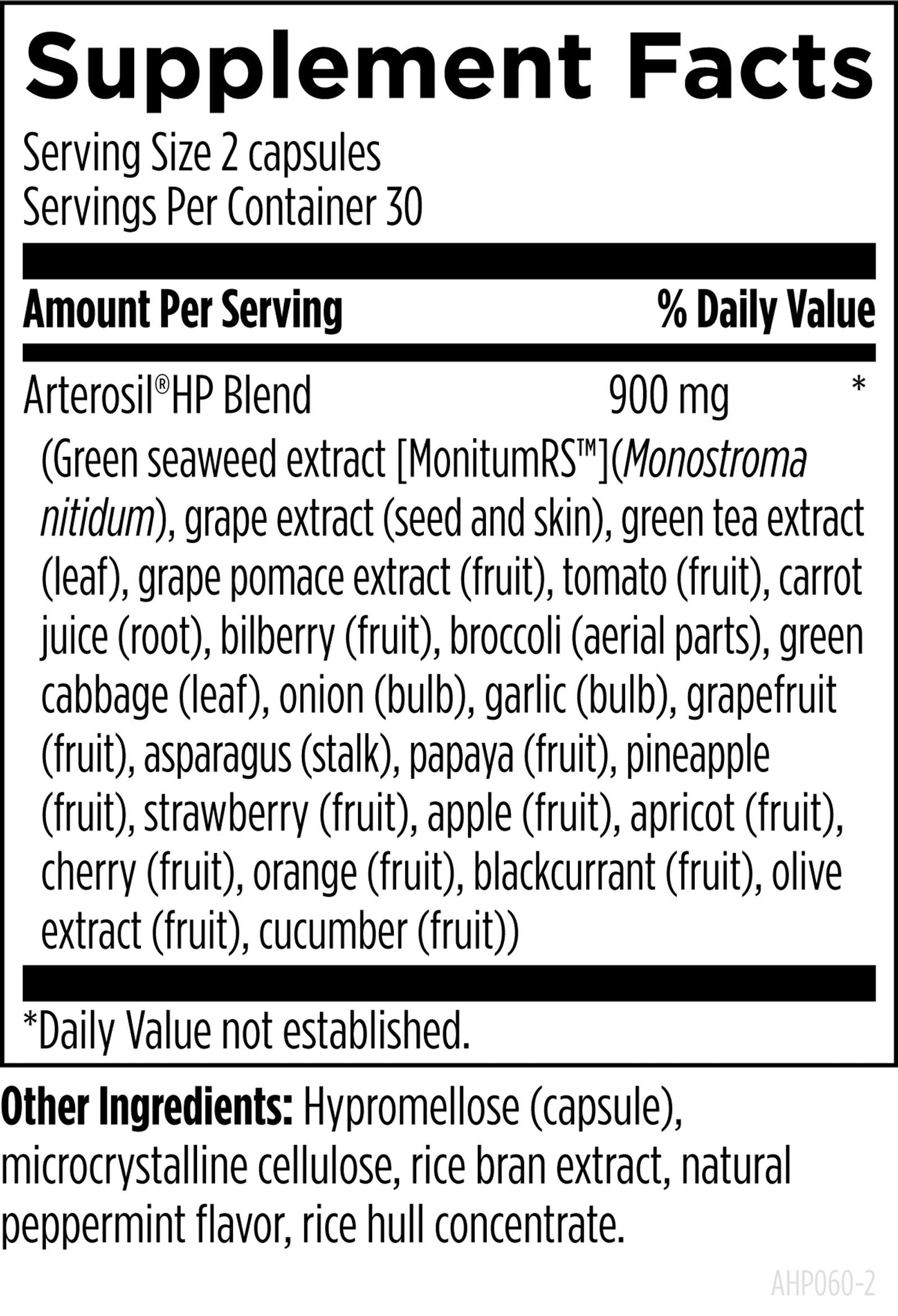 Arterosil® HP - 60 capsules